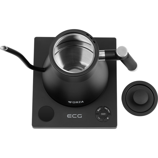 ECG Forza 8000 Pour over Nero vízforraló,1L,fekete 