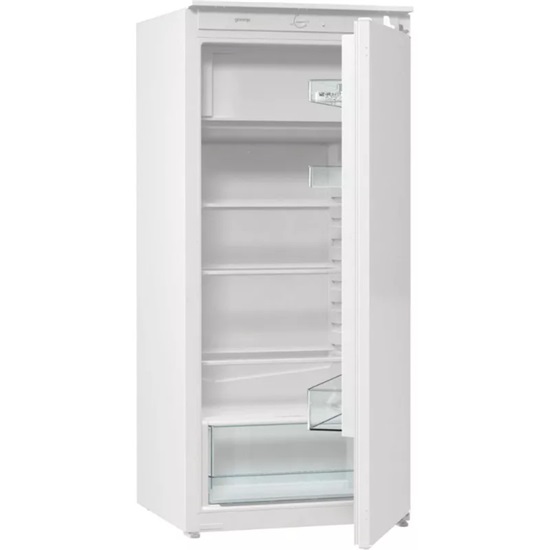 Gorenje RBI412EE1 beépíthatő egyajtós hűtőszekrény fagyasztóval,165/15L,inverteres kompresszor,54x54.5x122.5cm 