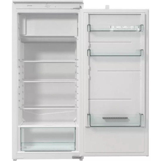 Gorenje RBI412EE1 beépíthatő egyajtós hűtőszekrény fagyasztóval,165/15L,inverteres kompresszor,54x54.5x122.5cm 