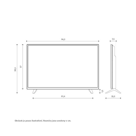 Hyundai FLM 40TS349 FHD Smart LED TV,40",100cm