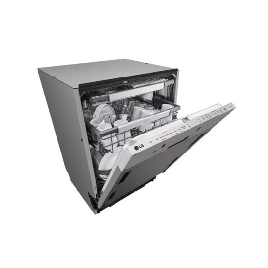 LG DB475TXS beépíthető mosogatógép,TrueSteam™ gőz technológia,14 teríték, ThinQ™ WiFi funkció,Inverter Direct Drive,59.8x55x4x81.5cm,inox