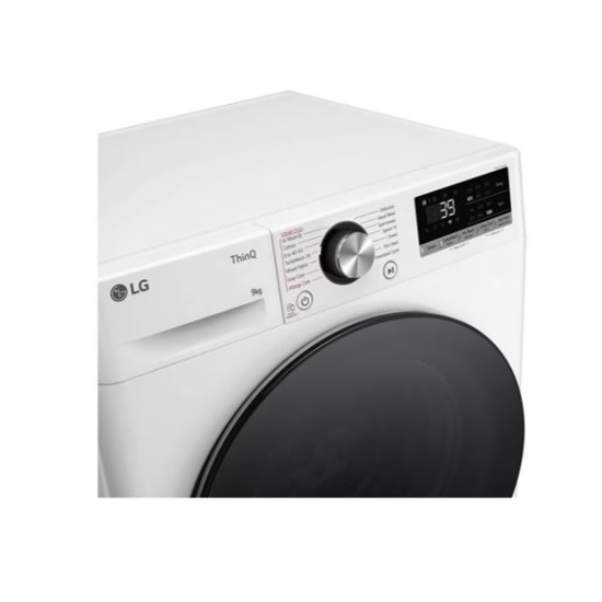 LG F2WR709S2W keskeny elöltöltős mosógép, 9kg, gőz, WIFI, inverter Direct Drive motor, TurboWash, 60x47.5x85 cm 