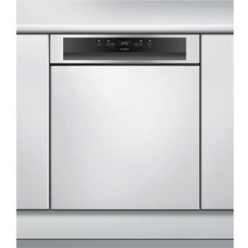 Whirlpool WBC 3C26 X beépíthető kezelőpaneles mosogatógép, 14 teríték, 59.7x57x82 cm, inox  