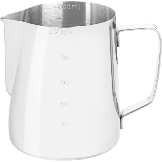 ECG Milk Jug Lucido tejkiöntő 600ml,inox-fehér