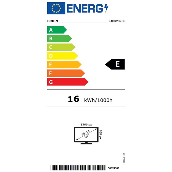 Orion 24OR23RDL HD LED TV 24" 60cm 