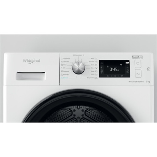 Whirlpool FFT M22 9X3B EE hőszivattyús szárítógép,9kg,59.5x64.9x84.9cm