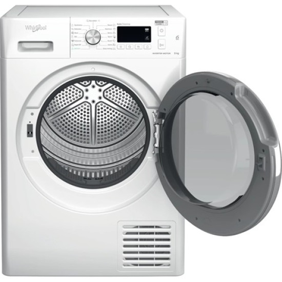 Whirlpool FFT M11 9X3BXY EE hőszívattyús szárítógép 9kg, 59.7x64.9x84.9cm