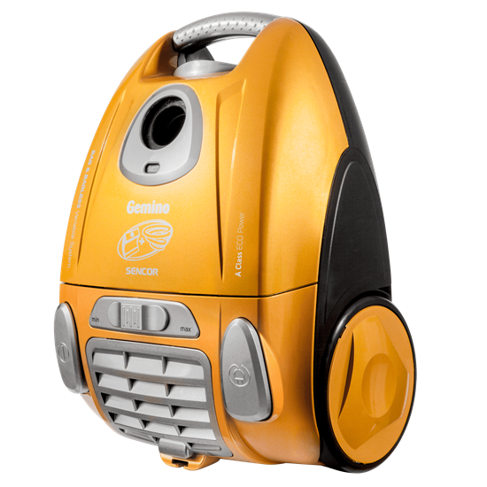 Sencor SVC900EUE3 porzsákos és porzsák nélküli porszívó,700W, fekete/sárga