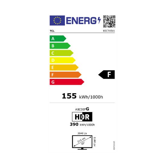 TCL 85C765 UHD MiniLED QLED Google Smart TV,85",215.9cm 