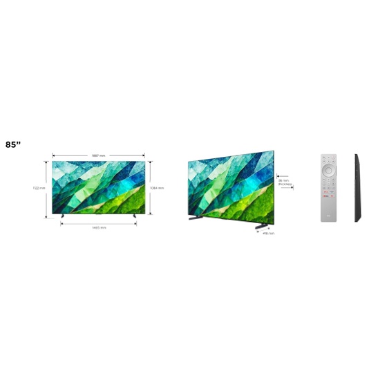 TCL 85C855 4K UHD QD-MiniLED GOOGLE Smart TV,85",215.9cm 