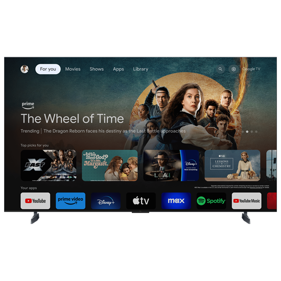 TCL 85C855 4K UHD QD-MiniLED GOOGLE Smart TV,85",215.9cm 
