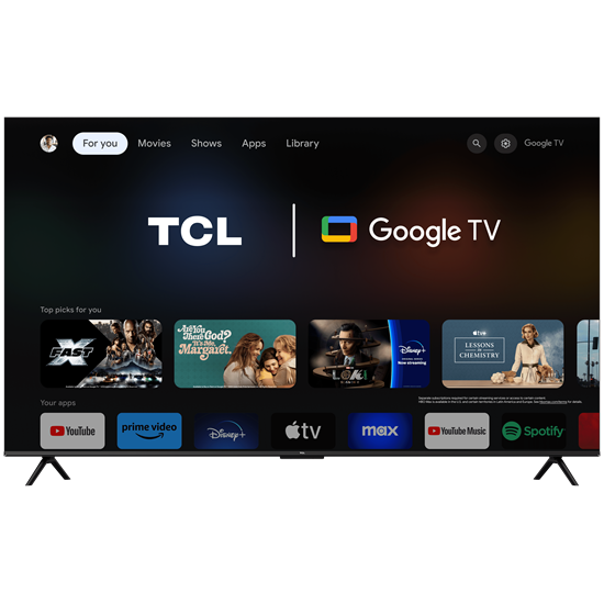 TCL 85P655 4K UHD Google Smart LED TV,85",215.9cm 