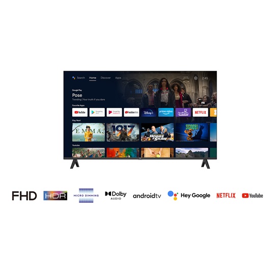 TCL 40S5400A Full HD Android Smart LED TV,40",101.6cm