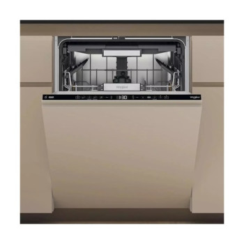 Whirlpool W7I HT40 T teljesen beépíthető mosogatógép, 15 teríték, 3 kosár , 60 cm, automatikus ajtónyitás funkció 