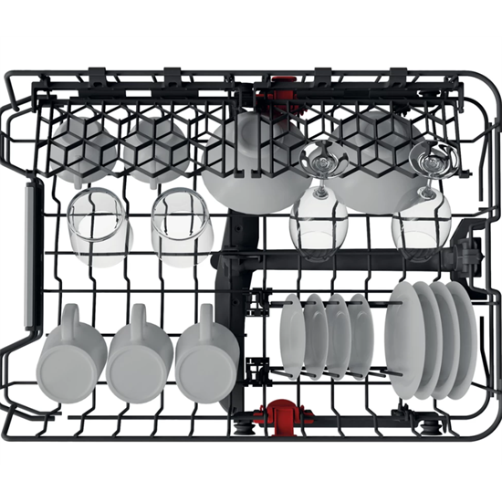 Whirlpool WSIP 4O33 PFE teljesen beépíthető keskeny mosogatógép,10 teríték,44.8x55.5x82cm