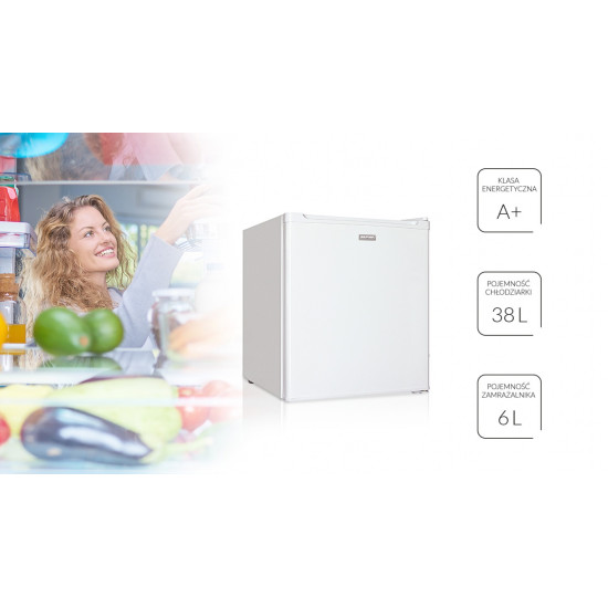 MPM MPM-46-CJ-01/H mini hűtőszekrény fehér 51cm magas 0 C° fokos tároló rekesszel