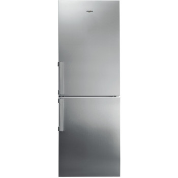 Whirlpool WB70I 952 X Total No Frost alulfagyasztós kombinált hűtőszekrény, Zen Inverter Kompresszor, 309/153L, 70x75.5x195 cm, optic inox 