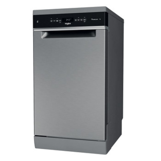 Whirlpool WSFO 3T125 6PC X mosogatógép,10 teríték,inox,45x59x85cm