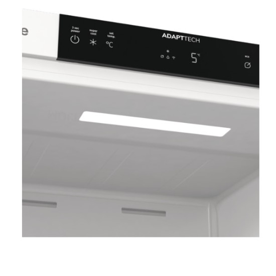 Gorenje RI517E62WF beépíthető egyajtós hűtőszekrény, 300L, WIFI, inverteres kompresszor, 54x54.5x177.2 cm 