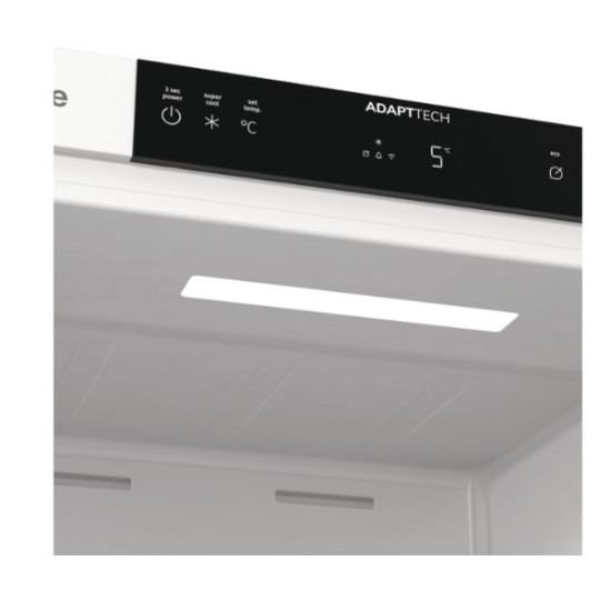 Gorenje RI517E41WF beépíthető egyajtós hűtőszekrény, WIFI, inverteres kompresszor, 300L, 54x54.5x177.2 cm 