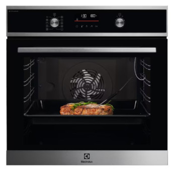 Electrolux EOD6C77X beépíthető hőlégkeveréses sütő, 72L, 59.6x56.9x59.4 cm, inox 