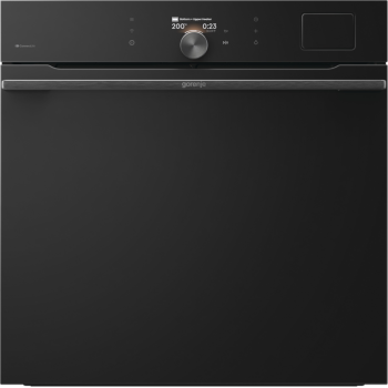 Gorenje BFS6148B beépíthető kompakt gőzpároló és kombinált sütő, 77L, WIFI, 59.5x56.4x59.5 cm, fekete szín 