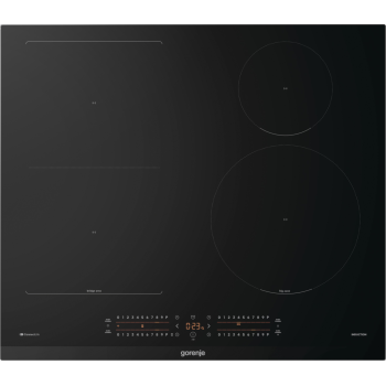 Gorenje GI6432BCWF beépíthető indukciós kerámialap, Bridge összekapcsolható főzőzónával, 59.5x52x5.4 cm, fekete 