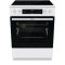 Gorenje GECS6C70WPA elektromos kerámialapos, fehér tűzhely gőzfunkcióval, 60x60x85 cm 