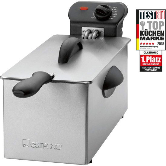 Clatronic FR 3586 Fritőz 2000 W, rozsdamentes acél