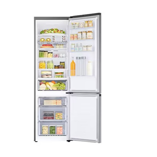 Samsung RB38C672CSA/EF No Frost alulfagyasztós kombinált hűtőszekrény, 276/114L, WIFI, Digitális Inverter Kompresszor,59.5x65.8x203 cm, fémes grafit szín 