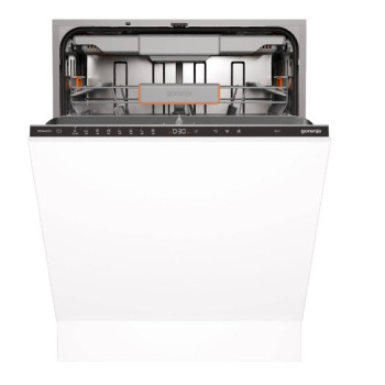 Gorenje GV663B66 teljesen beépíthető mosogatógép, 16 teríték, 3 kosár, inverter motor, automatikus ajtónyitás, 59.8x55.5x81.6 cm 