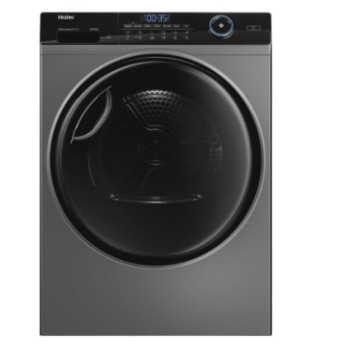 Haier HD80-A3959R-S hőszivattyús szárítógép, 8kg, inverter motor, WIFI, 59.5x67.5x84.5 cm, antracit szín 