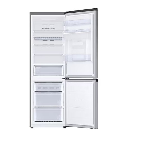 Samsung RB34C632ESA/EF No Frost alulfagyasztós kombinált hűtőszekrény, Digitális Inverter Kompresszor, WIFI, 227/114L, 59.5x65.8x185.3 cm, grafit szín 