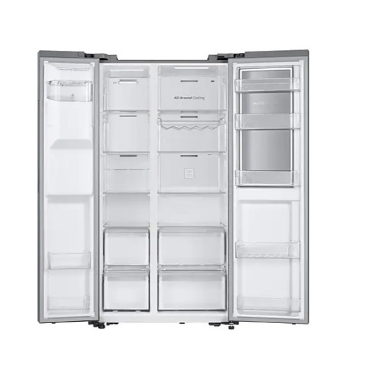 Samsung RH65DG54R3S9EO No Frost side by side hűtőszekrény, WIFI, Digitális Inverter Kompresszor, 410/218L, 91.2x71.6x178 cm, inox 