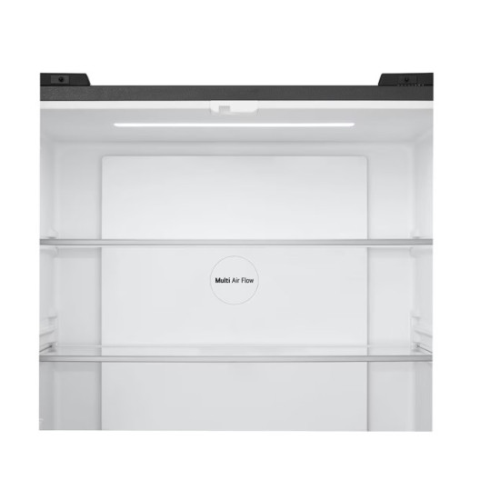 LG GMM41MSBEM Total No Frost side by side hűtőszekrény francia ajtós kialakítással, inverter kompresszor, 305/169L, 83.3x65.3x177.5 cm, ezüst szín 