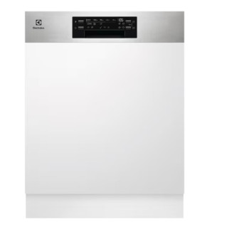 Electrolux EES47310IX kezelőpaneles beépíthető mosogatógép, 13 teríték, automatikus ajtónyitás, inverter motor, 59.6x57.5x81.8 cm, inox 