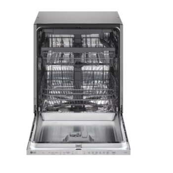 LG DB243TX teljesen beépíthető mosogatógép, 14 teríték, inverter motor, 3 kosár, WIFI, 59.8x55.4x81.5 cm, nemes acél szín 