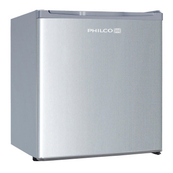 Philco PSB 401 EX CUBE egyajtós mini hűtőszekrény, 41L, 44x47x51 cm, inox 