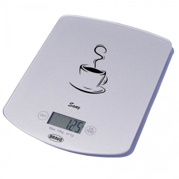 Bravo B-5112 digitális konyhai mérleg, ezüst szín, 10kg-os méréshatárral 