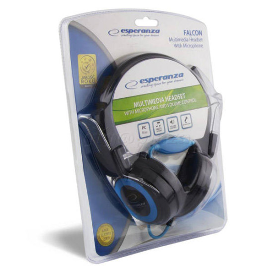 Esperansa EH152B mikrofonos fejhallgató