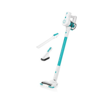 Hyundai VC938 vezeték nélküli álló porszívó, fehér/türkisz