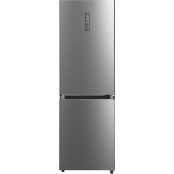 Midea MDRB470MGC02 Total No Frost alulfagyasztós kombinált hűtőszekrény, 216/122L, 59.5x70x185 cm, inox