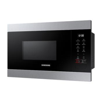 Samsung MG22M8274AT/E2 beépíthető mikrohullámú sütő, 22L, grill funkció, 850W, 33x29.2x22.4 cm, fekete/inox 