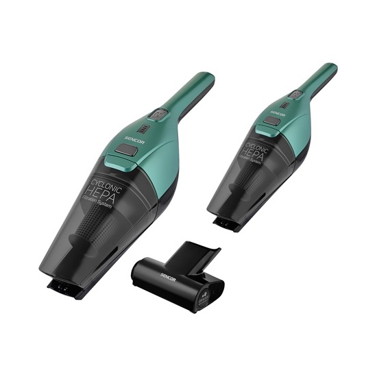 Sencor SVC 0601GR vezeték nélküli álló porszívó, türkiz szín, 110W 
