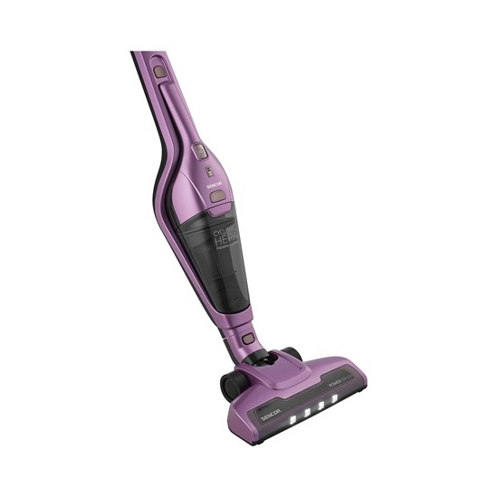 Sencor SVC 0603VT vezeték nélküli álló porszívó, lila szín, 110W 