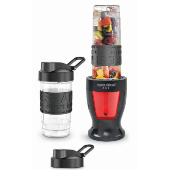 Kalorik BLS 1500 BR multifunkciós nutri blend turmix 3az1ben, 300W, piros 