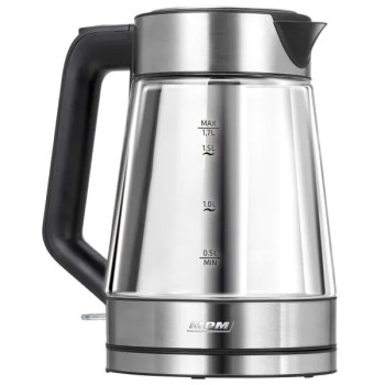 MPM MPM-MCZ-122 üveg vízforraló, 1.7L, cserélhető szűrő, 2200W 