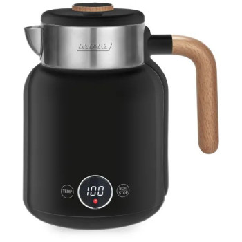 MPM MPM-MCZ-128/C duplafalú vízforraló, Strix vezérlés, állítható hőmérséklet, 2200W, 1.5L, fekete  