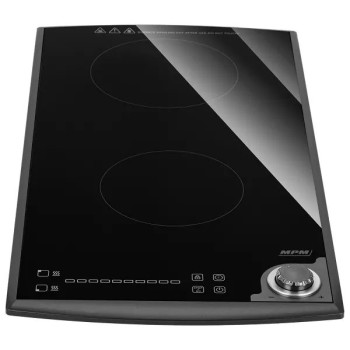 MPM MPM-MKE-24 kétzónás indukciós kerámialap, 1300W + 1800W, fekete 