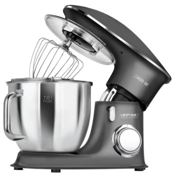MPM MPM-MRK-23 konyhai robotgép, 2400W, 7L, fekete/inox 